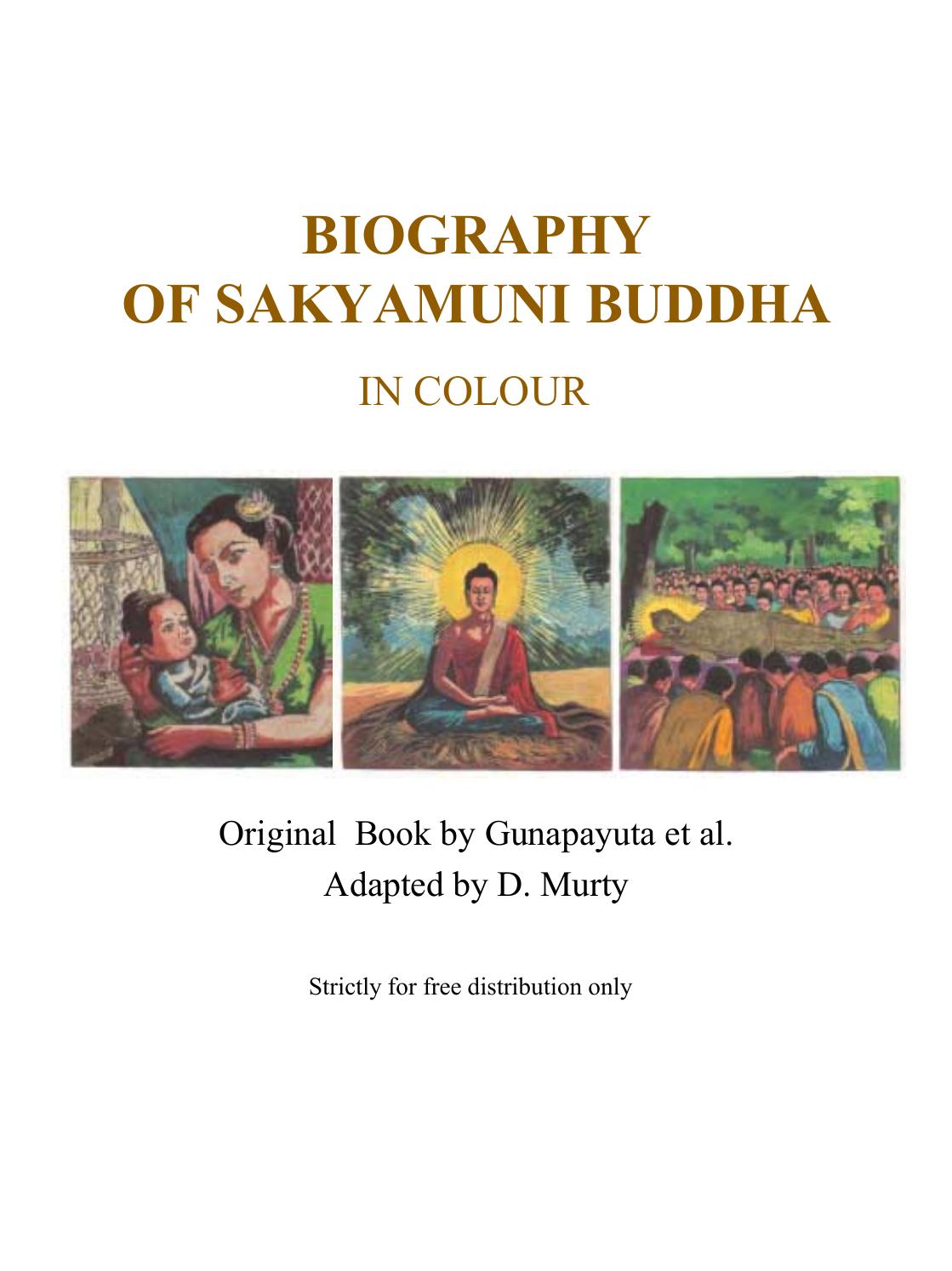 Biography of Sakyamuni Buddha